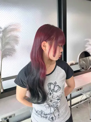 ロング カラー Qin所属・ルーツカラー 🌟  ミキのヘアスタイル