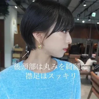 ショート カラー ミディアムヘア Chifumiのヘアスタイル