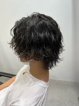 セミロング パーマ メンズ メンズスタイル特化 /fifthりっくんのヘアスタイル
