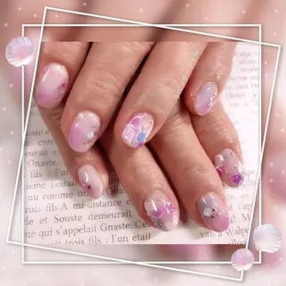 ネイル ラベンダー💖日暮里 ルル💖ネイルのネイルデザイン