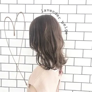 ミディアム カラー お洒落パーマ/ 艶カラー/michiのヘアスタイル