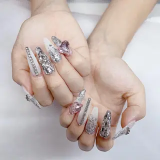 ロング 💜MIYA nail川崎店のネイルデザイン