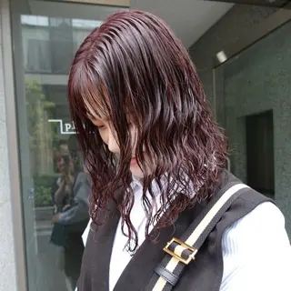 カラー ヘアアレンジ 🌐サトウ リョウ🌐のヘアスタイル