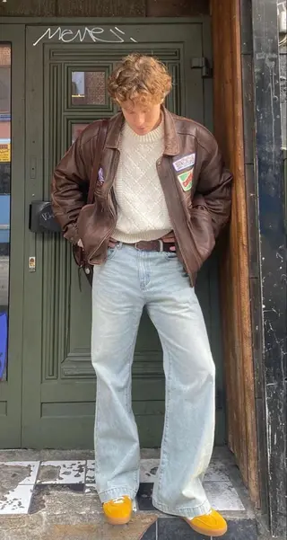 ミディアム カラー パーマ メンズ 新宿メンズパーマ ヨモギダのヘアスタイル