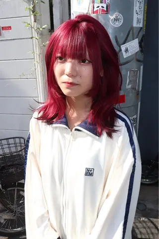 ミディアム カラー ヘアアレンジ @kyoniyy KYONIのヘアスタイル