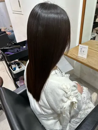 ロング 🐬脱白髪染めカラー 清水大世🐬のヘアスタイル