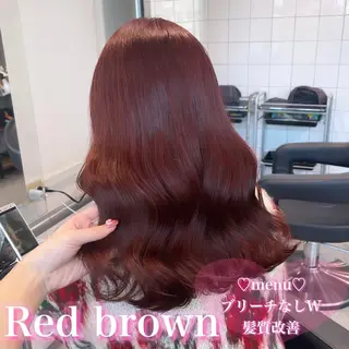 ミディアム 盛れる暖色🎀ガーリ ーヘア🎀きっかのヘアスタイル