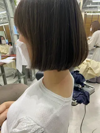 ミディアム カットパーマ✂️ 小坂田玲亜のヘアスタイル