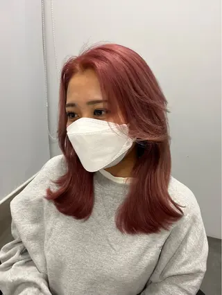 ミディアム カラー ayaka♡ 柔らかカラーのヘアスタイル