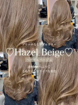 セミロング カラー 大宮レイヤーカット ハッシュ　柏崎颯刀のヘアスタイル