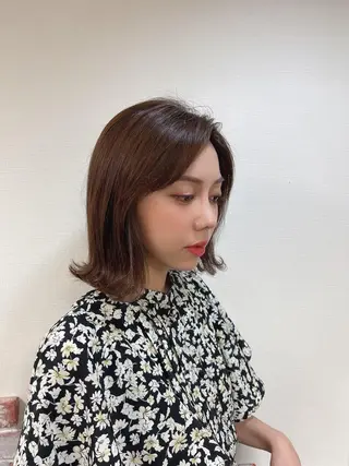 ミディアム 【髪質改善特化】 新宿/縮毛矯正/セラのヘアスタイル