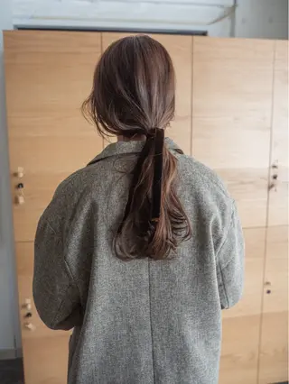 ロング 仙田 遥のヘアスタイル