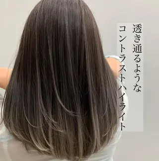 セミロング カラー ヘアアレンジ 指名支持率NO.1 スタイリストのヘアスタイル
