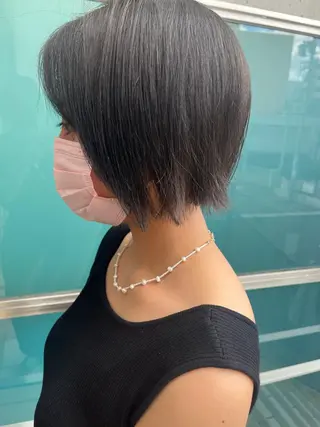 ミディアム カラー パーマ ヘアアレンジ メンズ キッズ ネイル マツエク・マツパ アイブロウ times salon名駅所属・久木原 ゆりのヘアスタイル