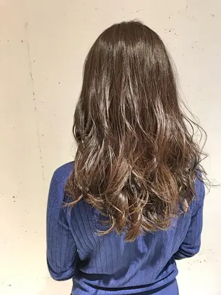 セミロング 韓国ヘア 山本勝志のヘアスタイル