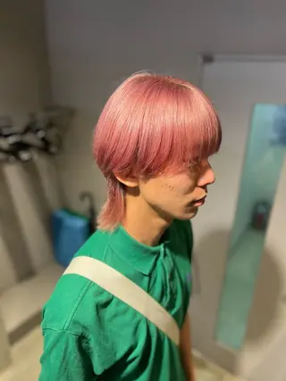 ショート カラー パーマ メンズ 韓国レイヤーカット /REIのヘアスタイル