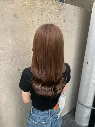 ロング カラー まろやかカラー🤎 みなとまほのヘアスタイル