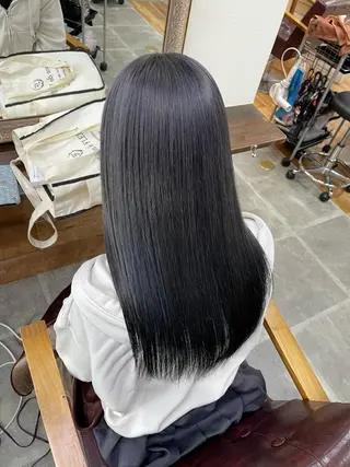 セミロング カラー SOYON西大寺店所属・ダブルカラー/ 髪質改善💎安藤のヘアスタイル