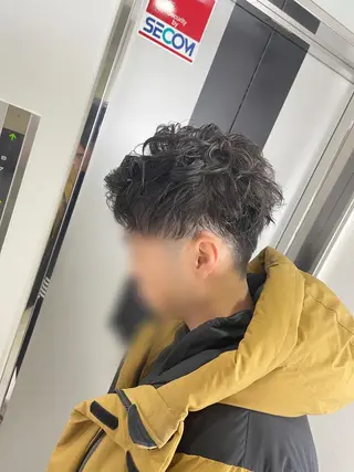 パーマ メンズ &chaLme   心斎橋所属・emi/髪質改善/ 韓国風/艶カラーのヘアスタイル