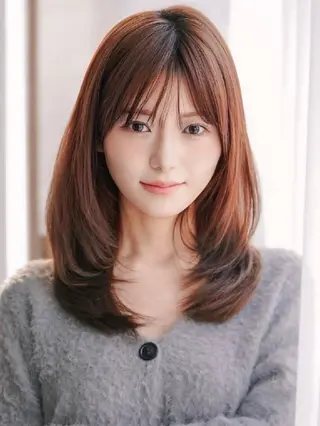 ミディアム カラー 【ゲリラ直前割適用中 】吉本敬のヘアスタイル