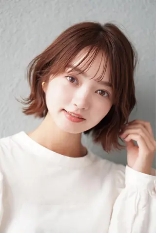 ショート カラー パーマ レイヤーカットのプロ 大人ヘア宮森貴志のヘアスタイル