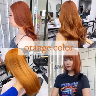 セミロング カラー emu所属・けいこ🍊ニュアンス ネイル/個性派ネイルのネイルデザイン
