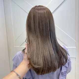 ロング カラー 横浜/ミルクティー カラー🤍みうのヘアスタイル