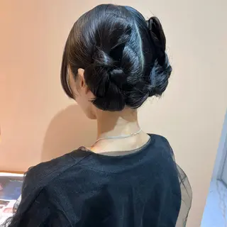 ロング ヘアアレンジ ✨カチモリ✨レイヤー 韓国ヘア🇰🇷ゆいのヘアスタイル