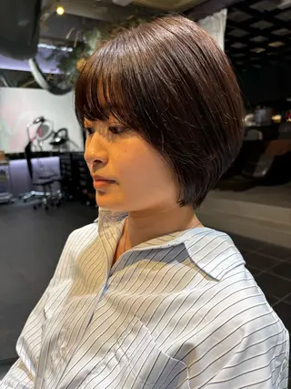 ショート オーガニックカラー/ 表参道/ルカのヘアスタイル