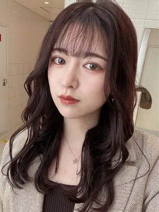 ロング カラー ヘアアレンジ salowin新宿East3階所属・艶美髪/髪質改善 /縮毛矯正/木元渓太のヘアスタイル