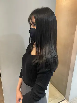 ロング Null 表参道所属・岩下昂世/ ハイトーン/デザインのヘアスタイル