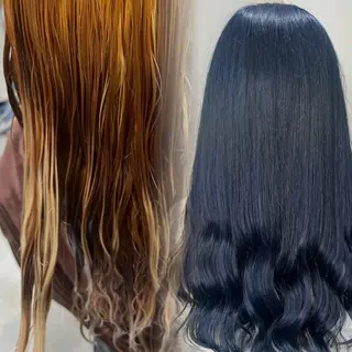 ロング カラー RIO🩶NEXT/ エクステ/ハイトーンのヘアスタイル