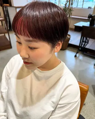 ショート カラー 中島 絢太のヘアスタイル