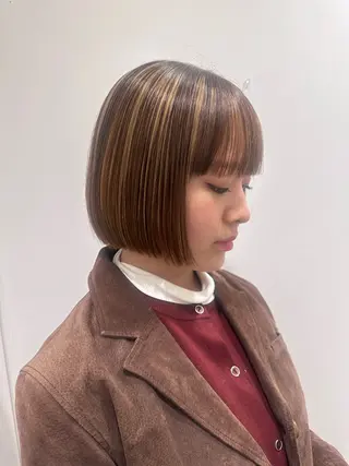 ショート カラー 岐阜の美容師 HONOKAのヘアスタイル