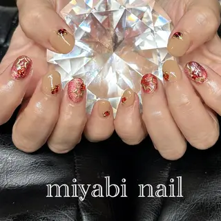 ネイル miyabi nail 桂川駅近くのネイルデザイン