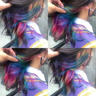 ミディアム カラー 原宿サロン代表 デザインカラー伊藤卓のヘアスタイル