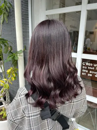 ミディアム カラー 大塚 陽彩のヘアスタイル