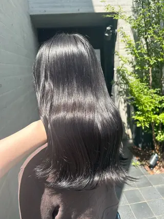 セミロング LOE所属・LOE Yuuka/42🩵のヘアスタイル