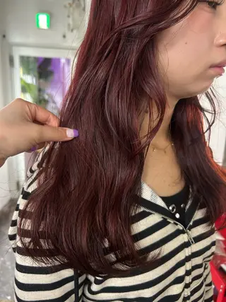 ロング カラー maho/ブリーチ なし垢抜けカラー♡のヘアスタイル