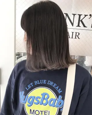 ミディアム カラー ヘアアレンジ BANK'S hair所属・💐ケラチン 髪質改善寺坂雄飛💐のヘアスタイル