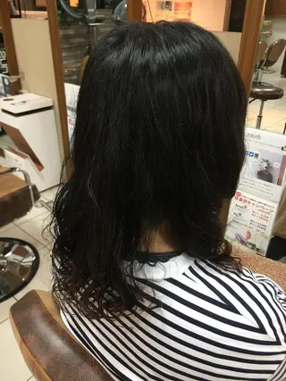 ミディアム パーマ 三尾 麻美のその他イメージ