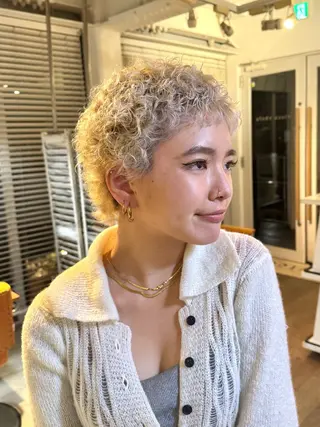 ショート 🪞表参道パーマ Nikachi🪞のヘアスタイル