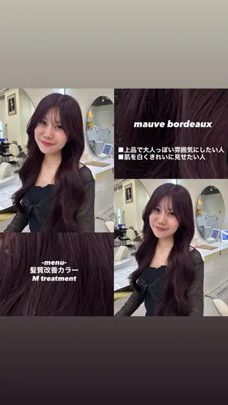 ロング レイヤーカット/髪質 改善/momo🎀のヘアスタイル