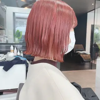 ミディアム ヤスドミ ケイスケのヘアスタイル
