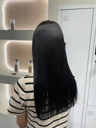 ロング ワンホンレイヤー 福岡天神RAIRAのヘアスタイル