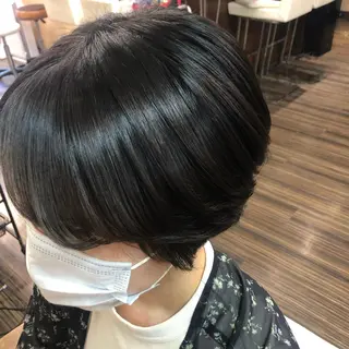 パーマ 山崎 絵莉香のヘアスタイル