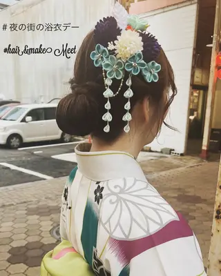 ヘアアレンジ hair&make Meet所属・藤原 宏文のヘアスタイル