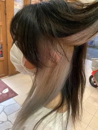 セミロング カラー パーマ ヘアアレンジ メンズ キッズ ネイル マツエク・マツパ emu所属・🌈髪質改善・美髪矯 正・平野瀬乃🌈のヘアスタイル