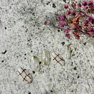 ネイル ⭐︎休業中の練習⭐︎ JNA認定講師髙橋のネイルデザイン