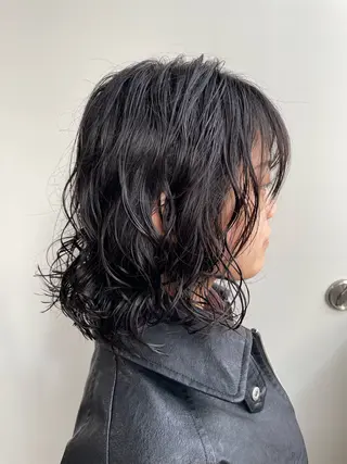 ミディアム パーマ Toiro 横浜所属・🎀レイヤー/パーマ カラー/ai🎀のヘアスタイル